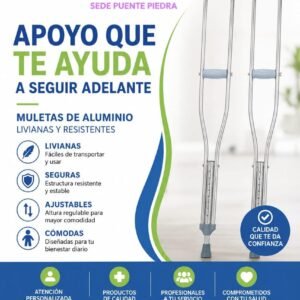 Muletas de aluminio